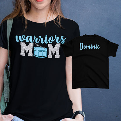 custom snare drum mom shirt