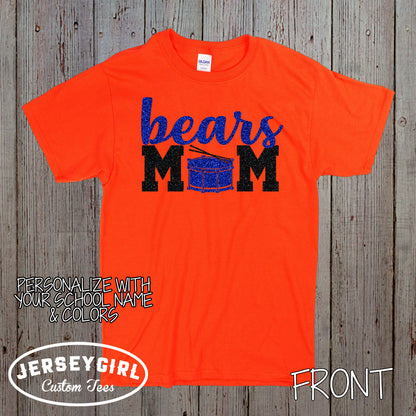 custom snare drum mom shirt