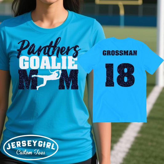 custom soccer goalie mom shirt