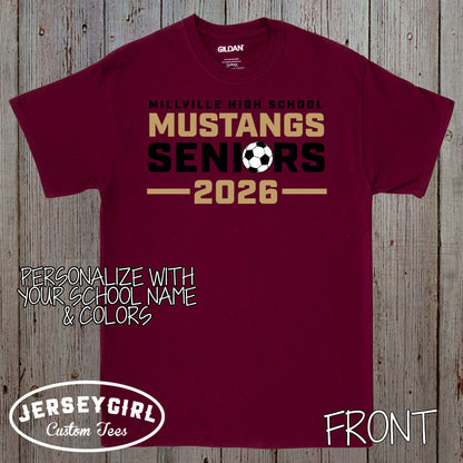custom soccer seniors night shirt