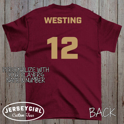 custom soccer seniors night shirt