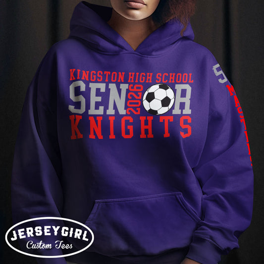 custom soccer senior hoodie