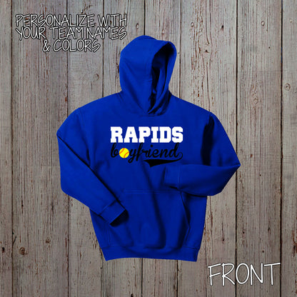custom softball boyfriend hoodie