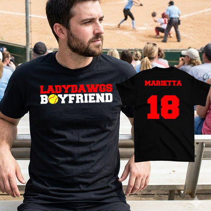 custom softball boyfriend shirt