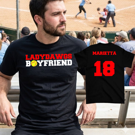 custom softball boyfriend shirt