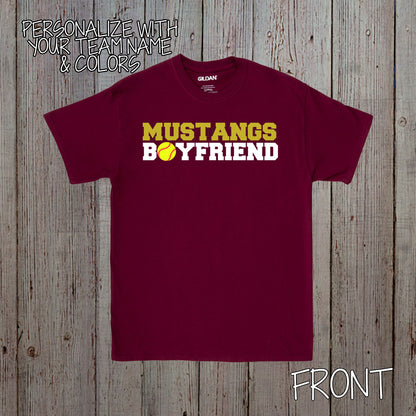custom softball boyfriend shirt