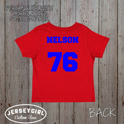 custom softball cousin bodysuit / toddler shirt