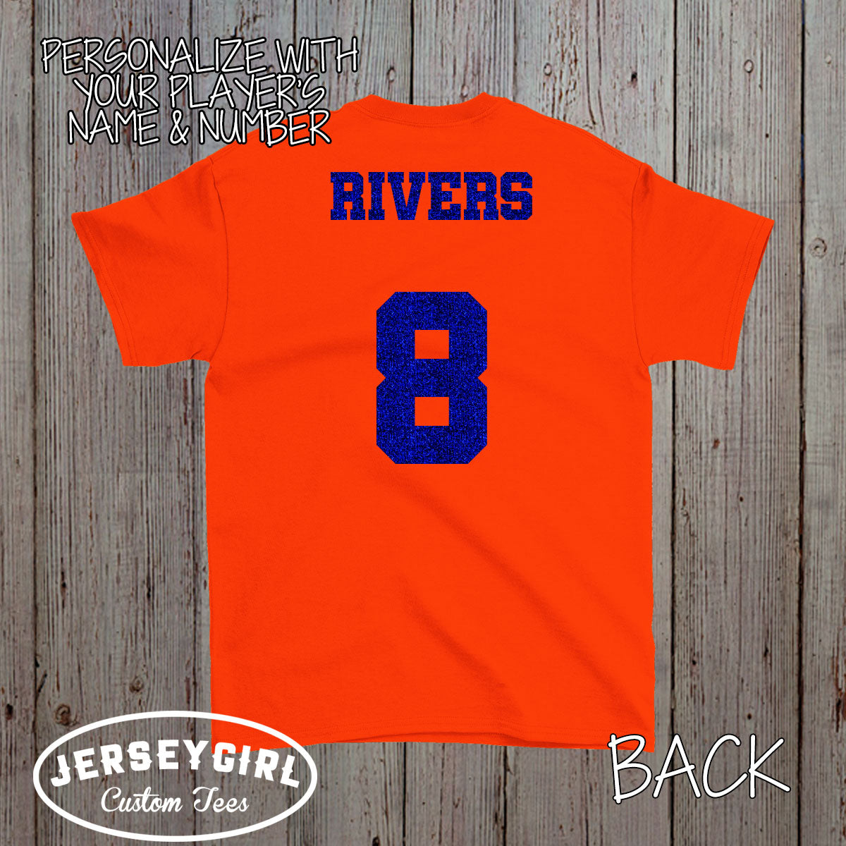 glitter softball mom shirt with name & number