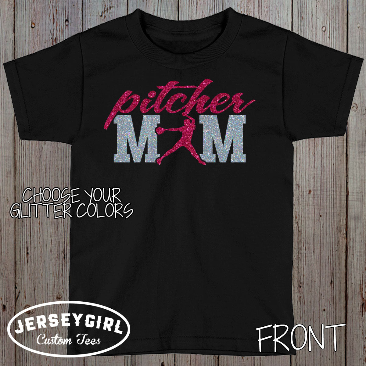 custom softball pitcher mom shirt