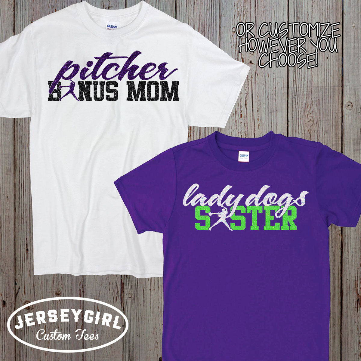 custom softball pitcher mom shirt