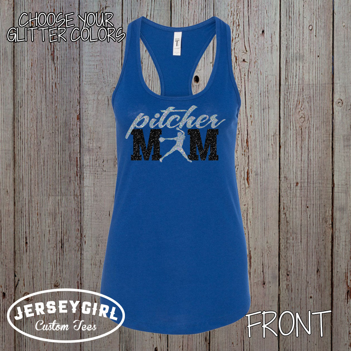 softball pitcher mom tank top