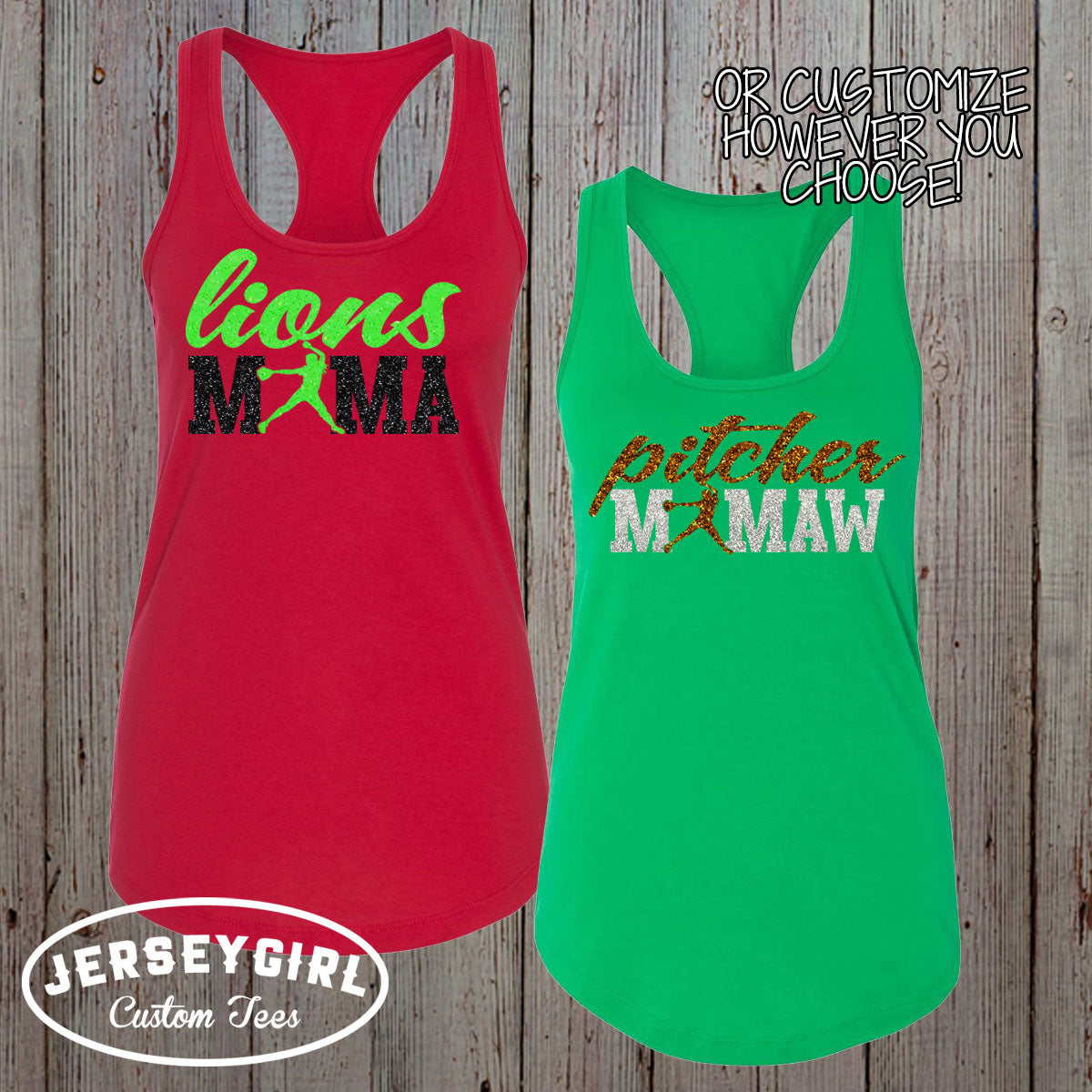 softball pitcher mom tank top