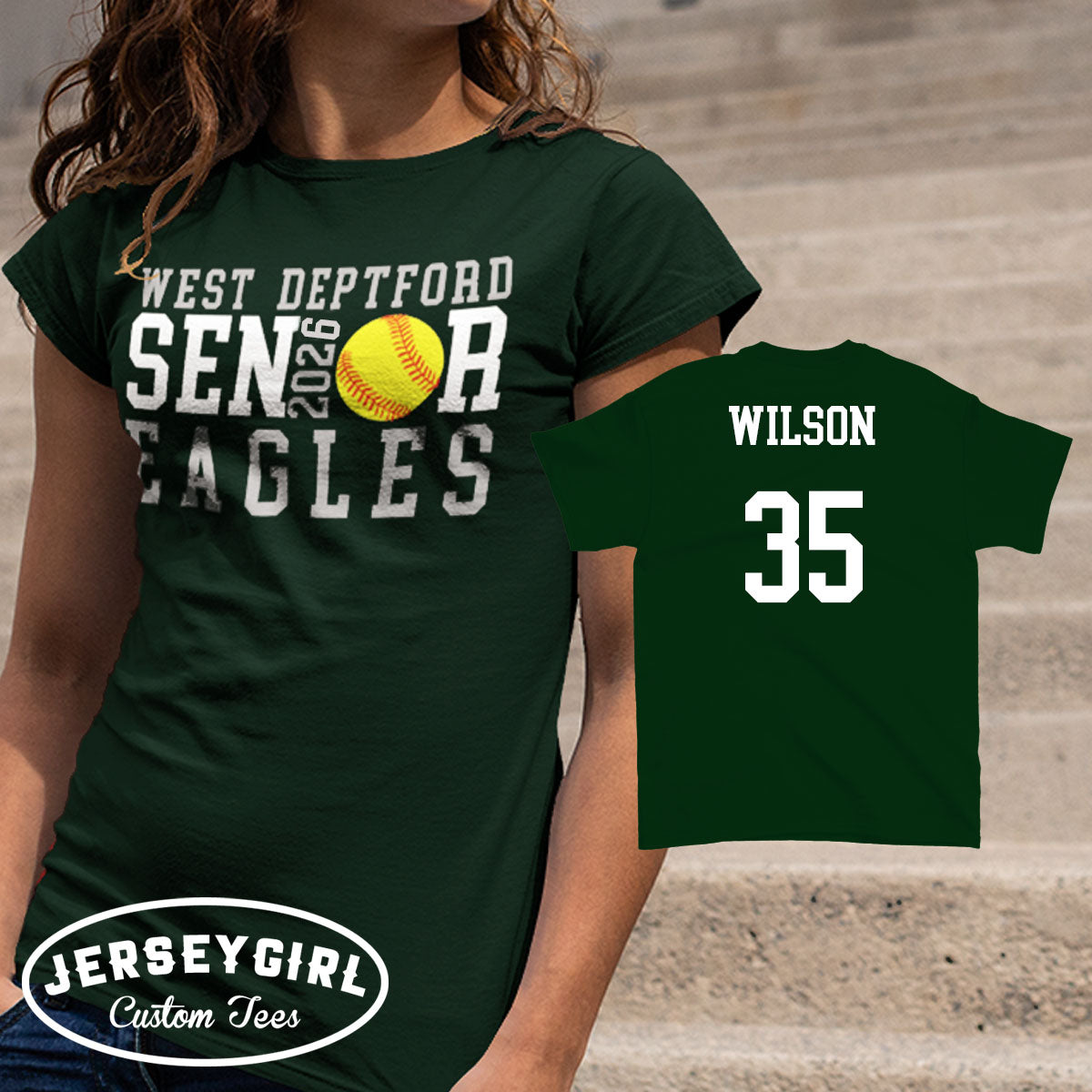 personalized softball senior shirt