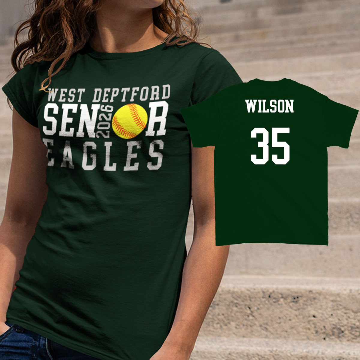 personalized softball senior shirt