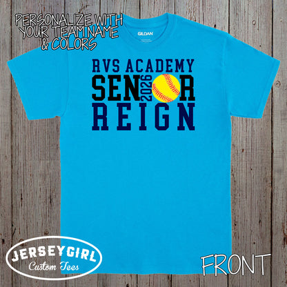 personalized softball senior shirt