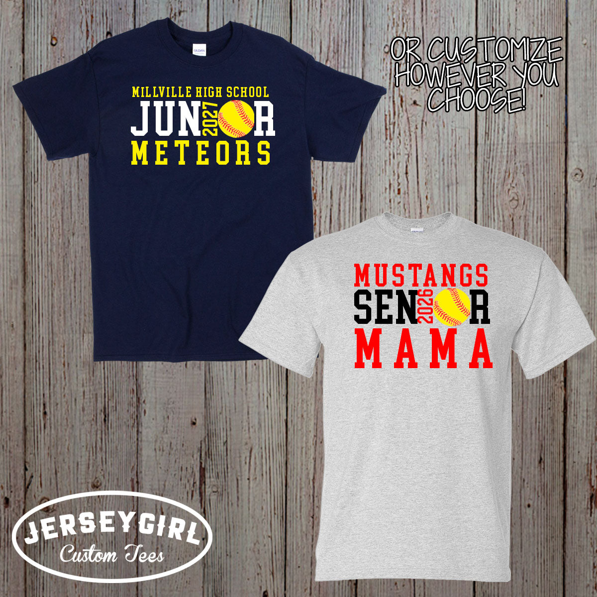 personalized softball senior shirt