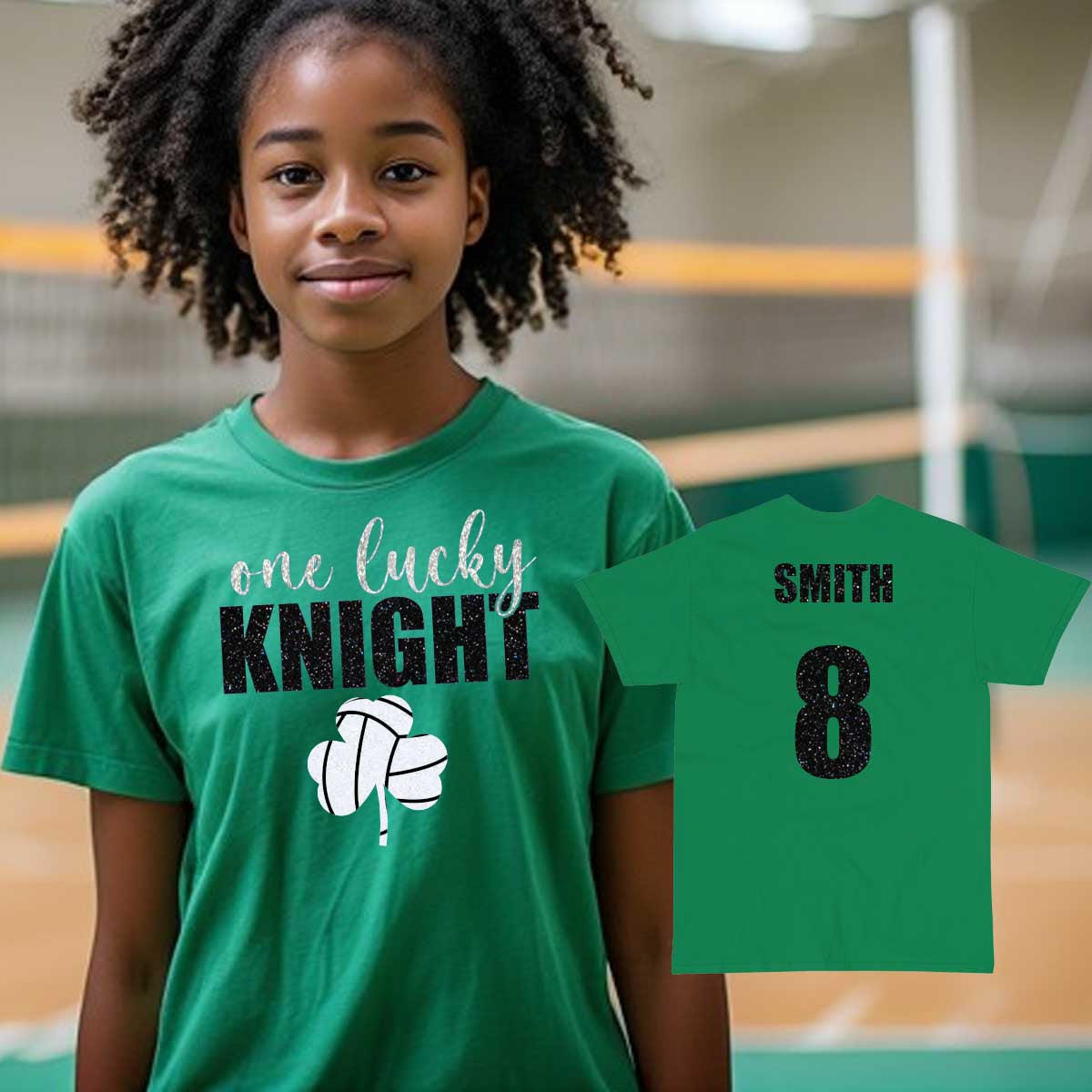 St. Patrick's Day volleyball shirt