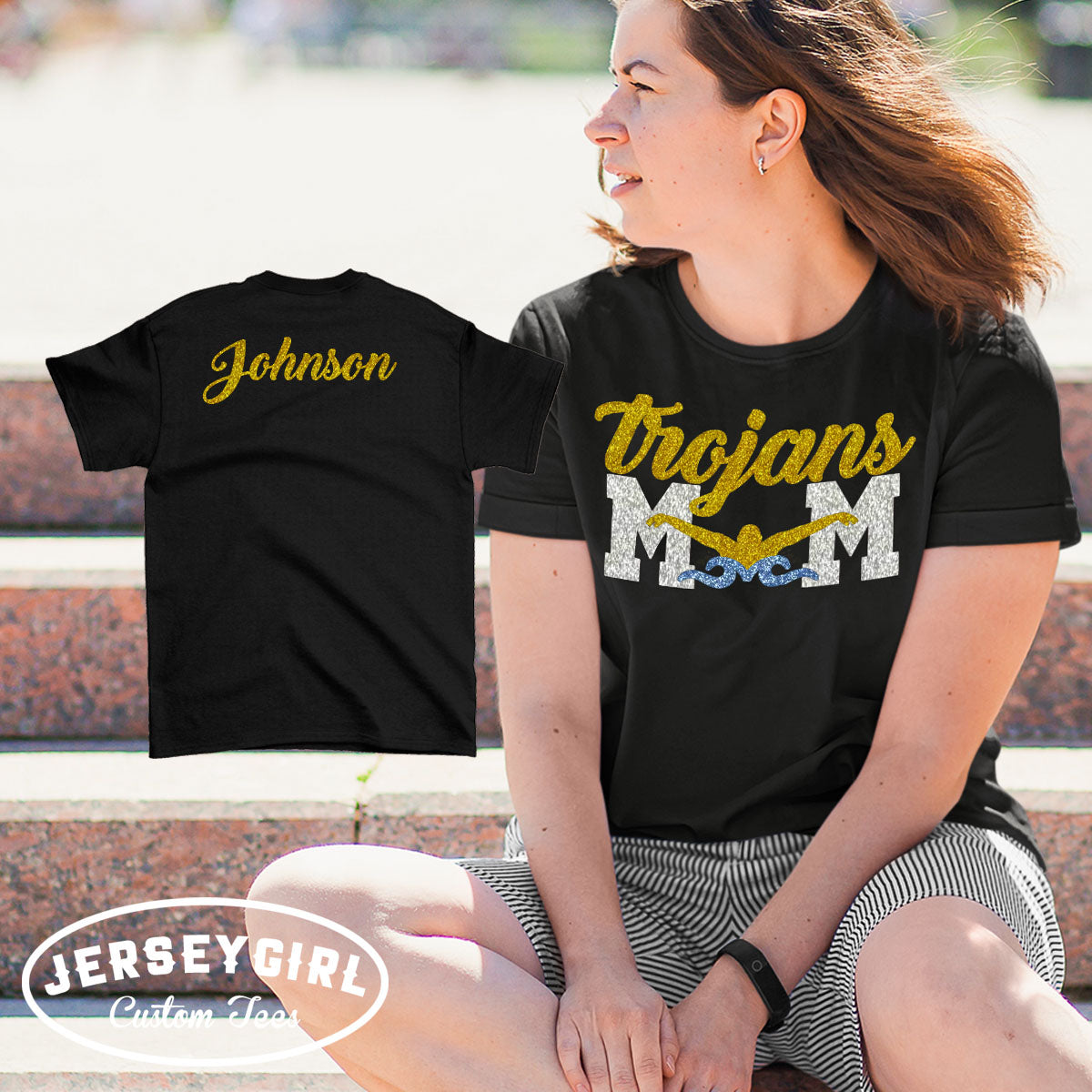 custom swim mom shirt