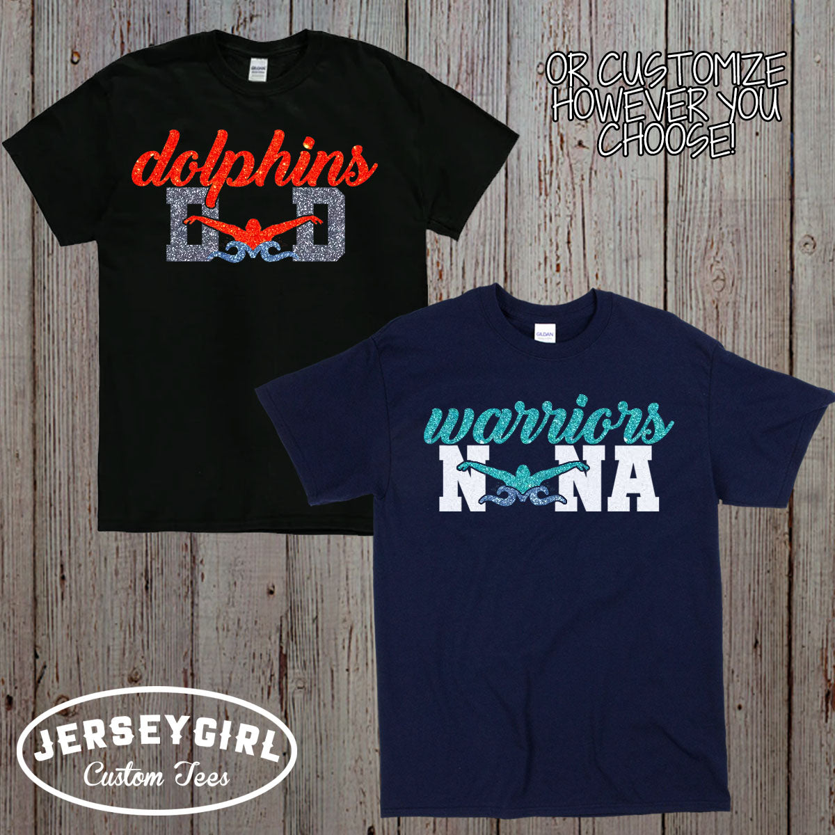 custom swim mom shirt