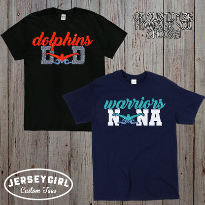 custom swim mom shirt