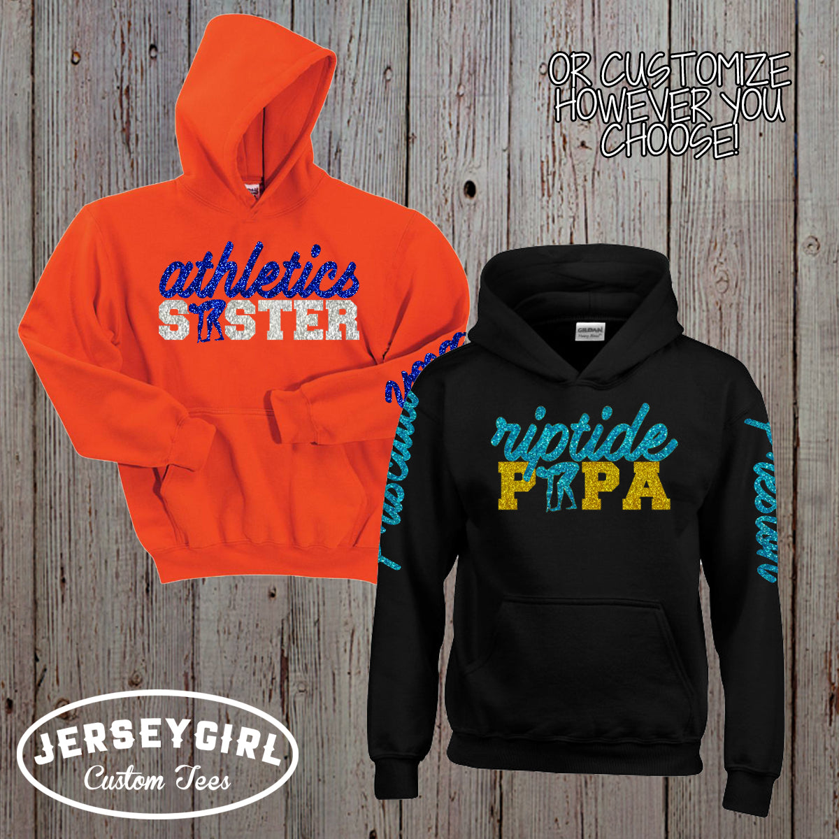 personalized swim mom hoodie