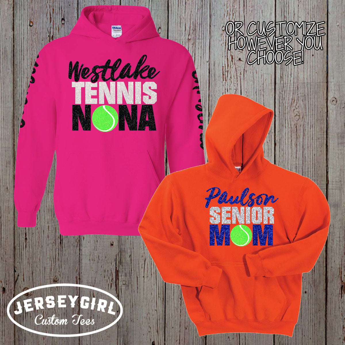 custom tennis mom sweatshirt