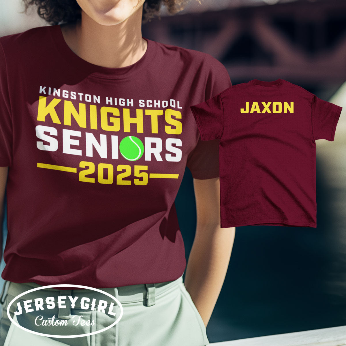 custom tennis seniors shirt