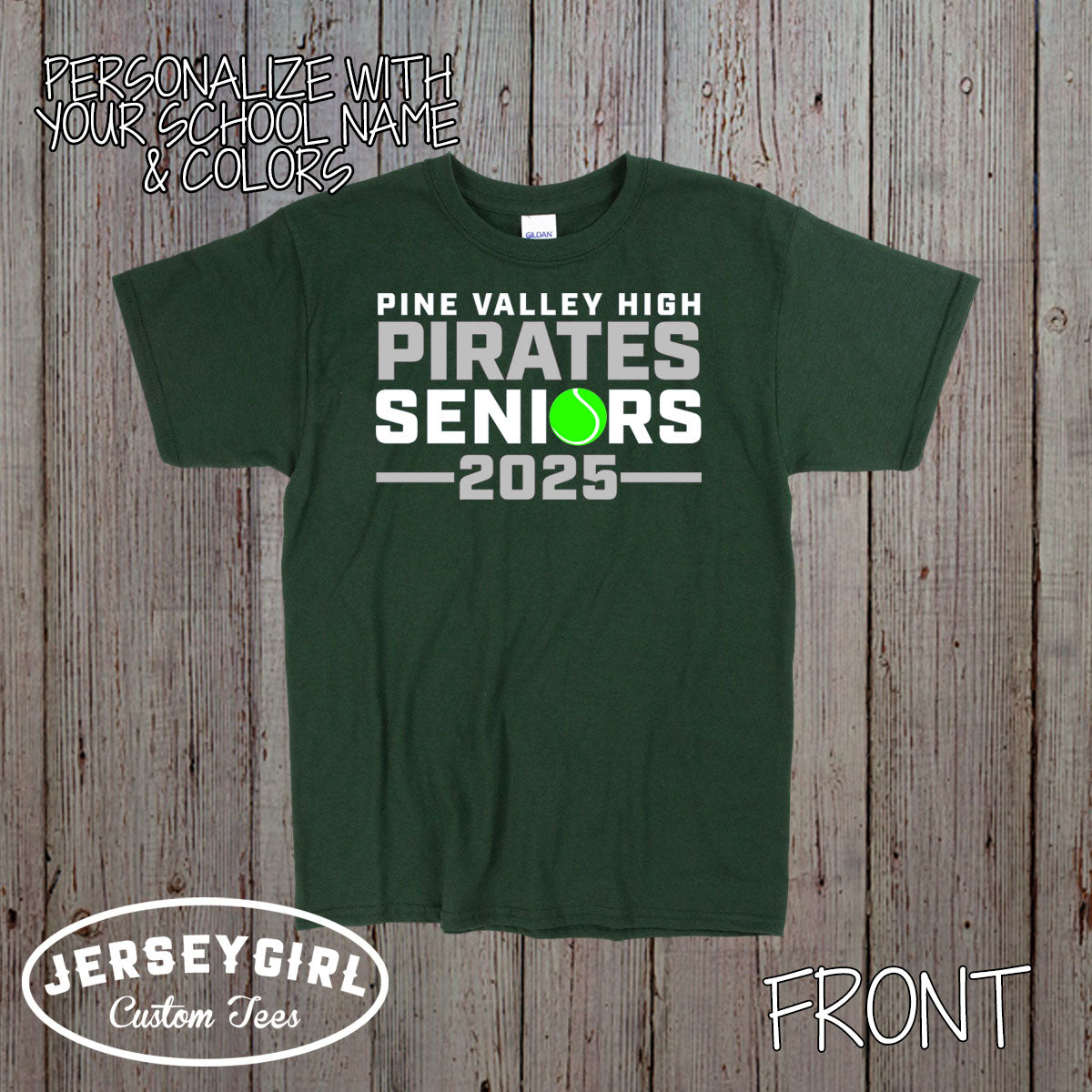 custom tennis seniors shirt
