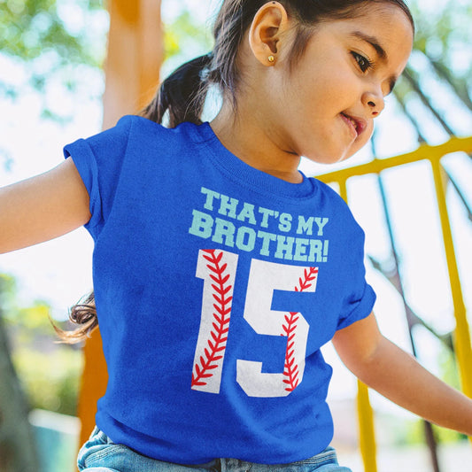That's My Brother baseball bodysuit / toddler shirt
