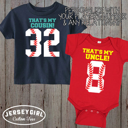 That's My Brother baseball bodysuit / toddler shirt