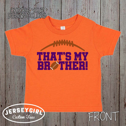 that's my brother football baby bodysuit