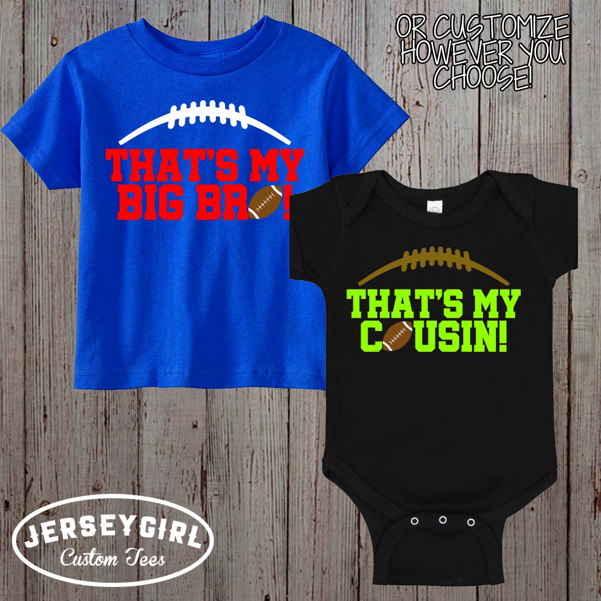 that's my brother football baby bodysuit