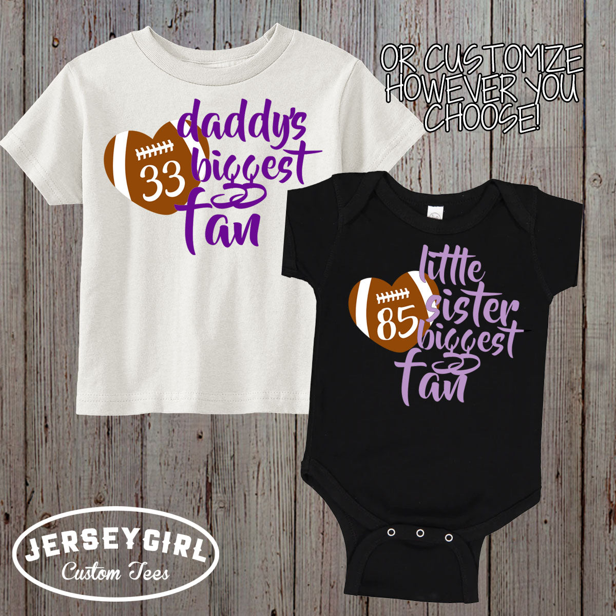 That's My Brother Football sister bodysuit / toddler Shirt