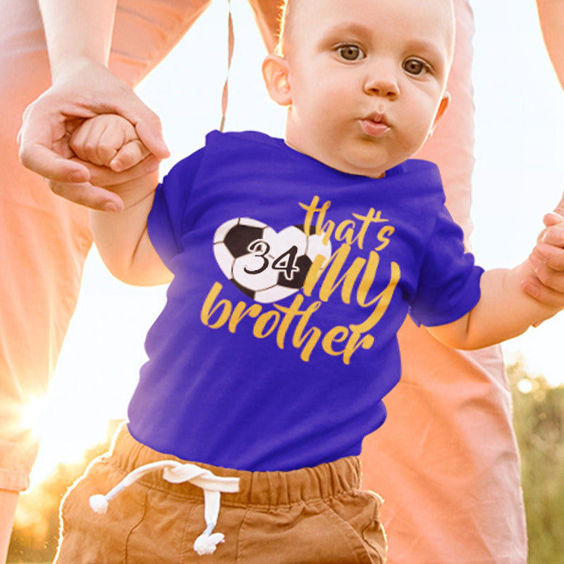 That's My Brother soccer bodysuit / toddler shirt