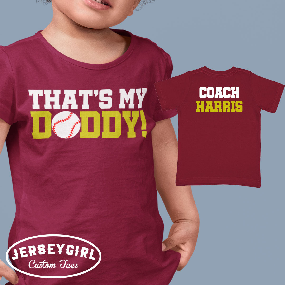 that's my daddy baseball coach's kid shirt
