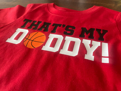 That’s My Daddy basketball coach’s kid shirt