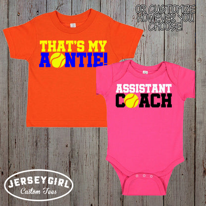 That's My Mommy softball coach's kid shirt