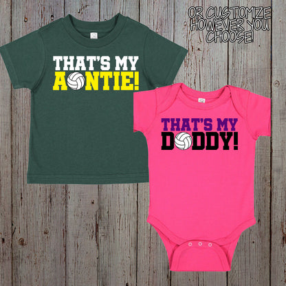 That's My Mommy volleyball coach's kid shirt
