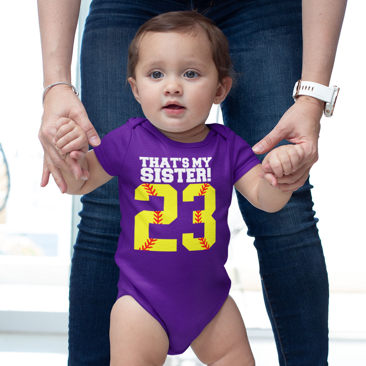 That's My Sister softball bodysuit / toddler shirt