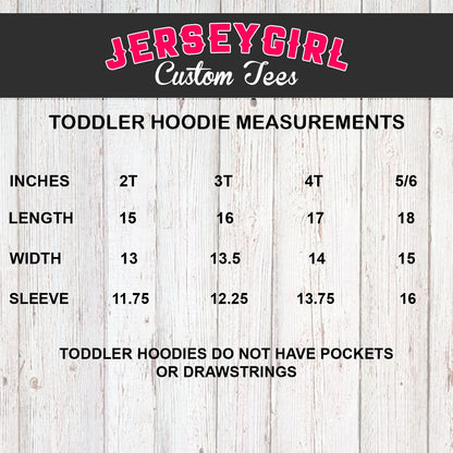 toddler hoodie size chart