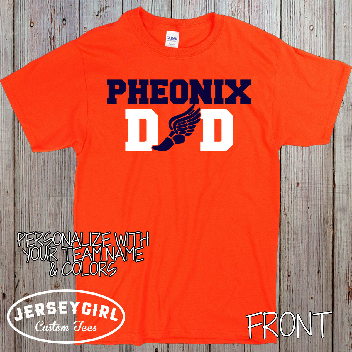 custom track dad shirt