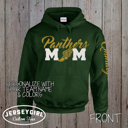 custom track mom sweatshirt