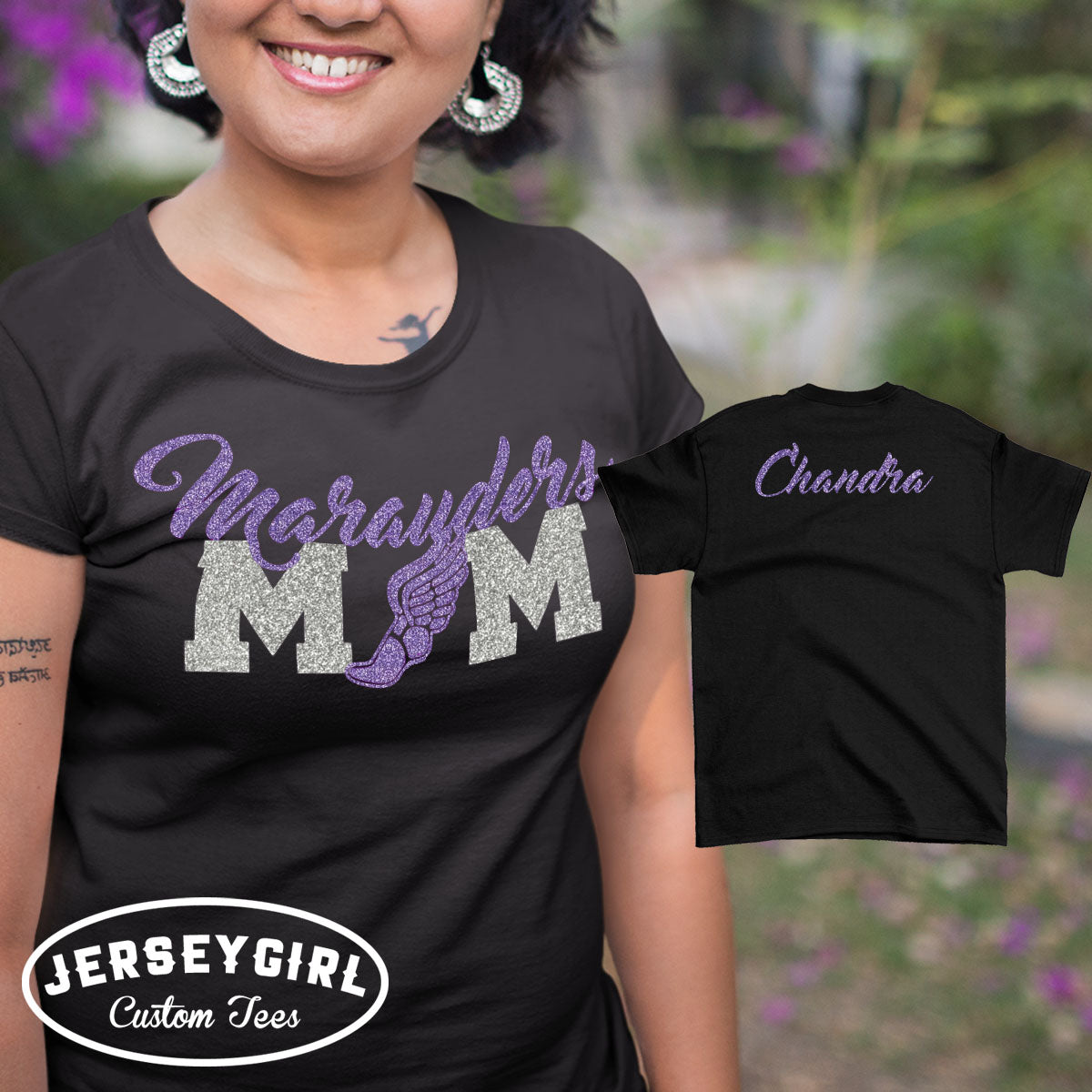 custom track mom shirt