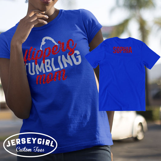 custom tumbling mom shirt