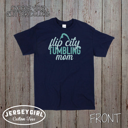 custom tumbling mom shirt