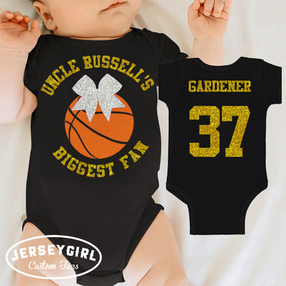 Uncle's biggest fan basketball shirt