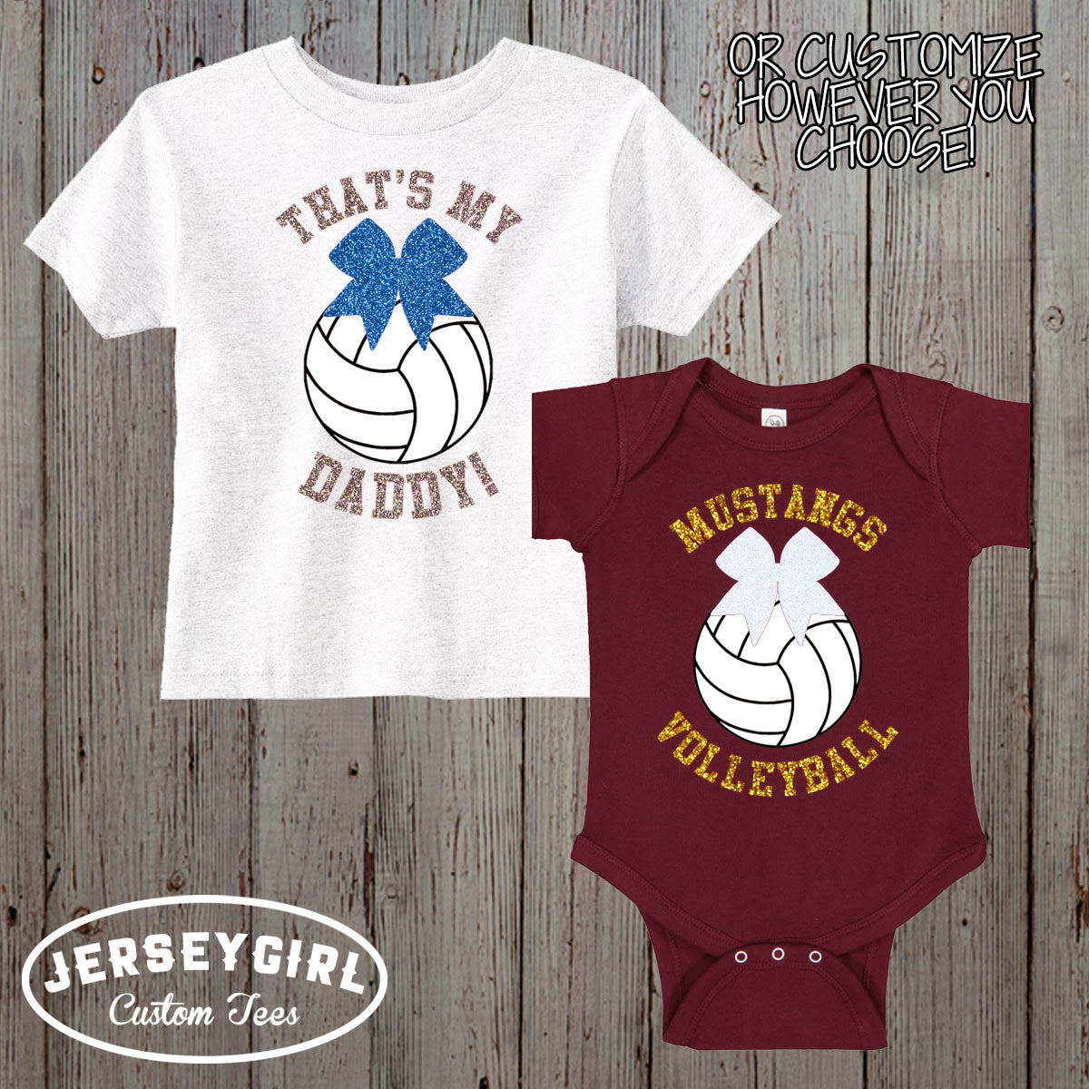 Uncle's Biggest Fan Volleyball Baby Bodysuit / Toddler Shirt