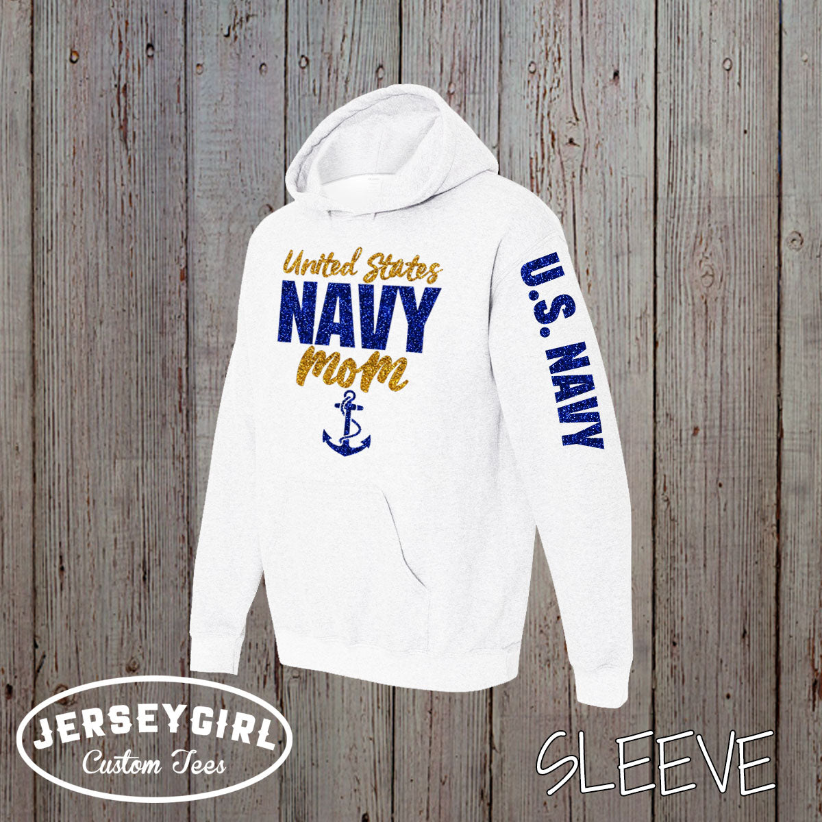 personalized Navy mom sweatshirt
