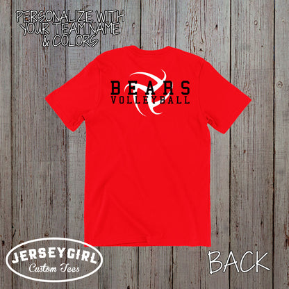 custom volleyball coach shirt