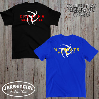 custom volleyball coach shirt